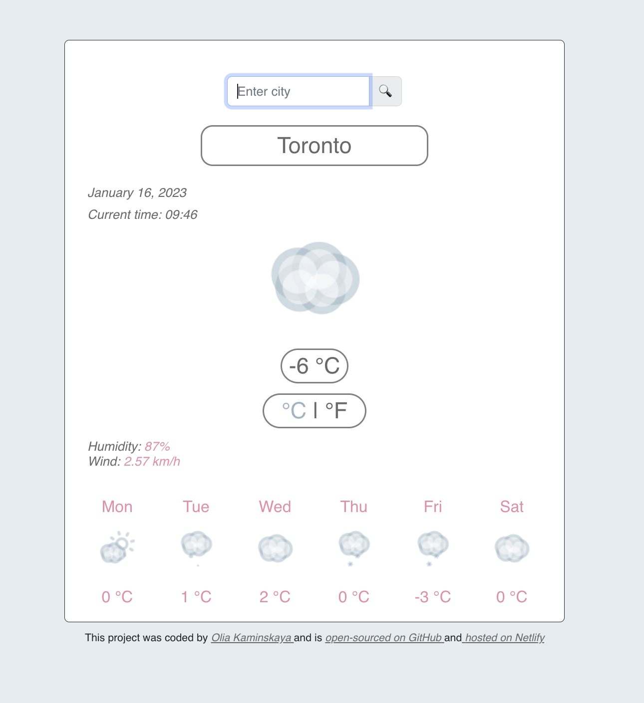 Weather React App