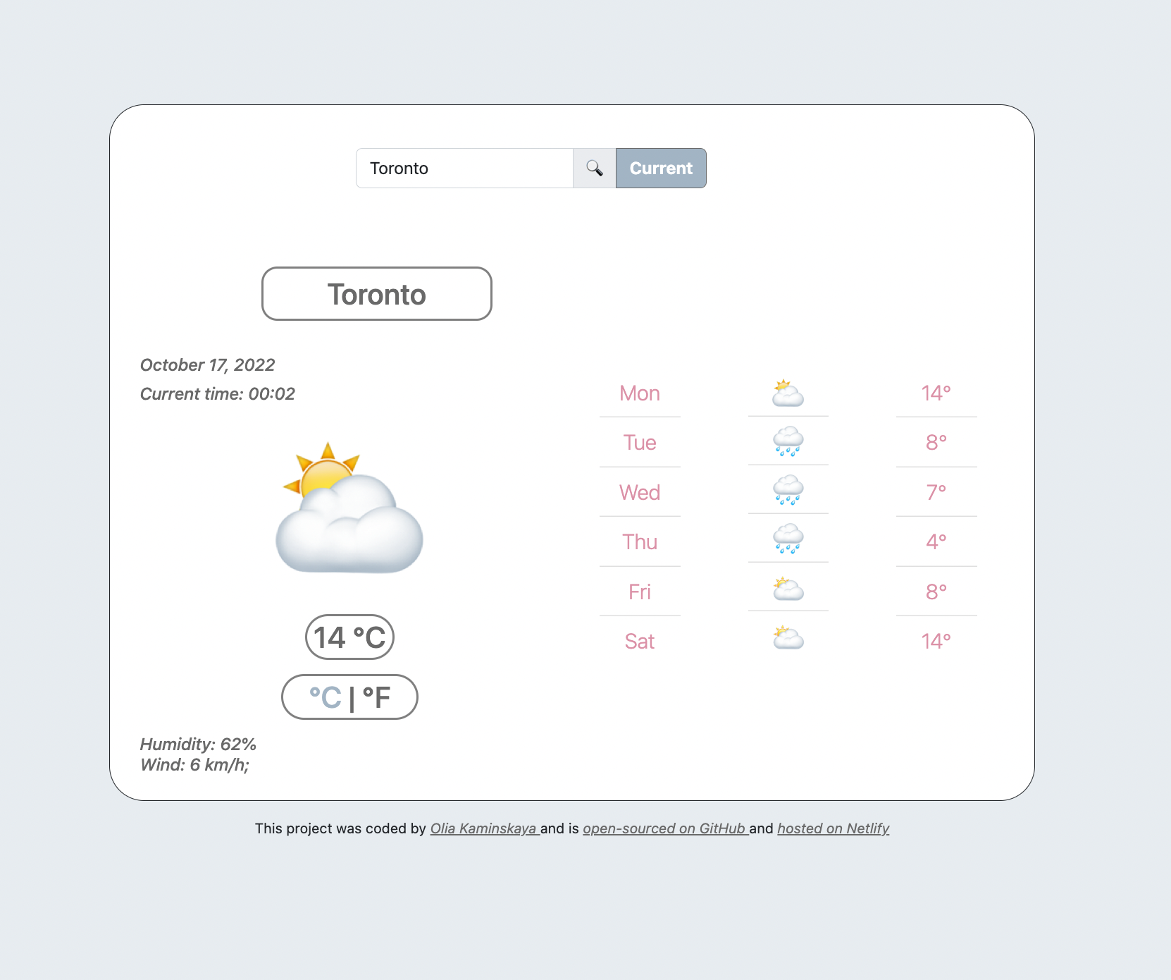 Weather project